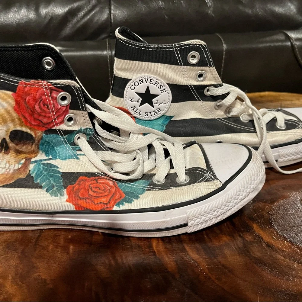 Converse Chuck Taylor Sugar Skull women size 9 - Picture 4 of 4